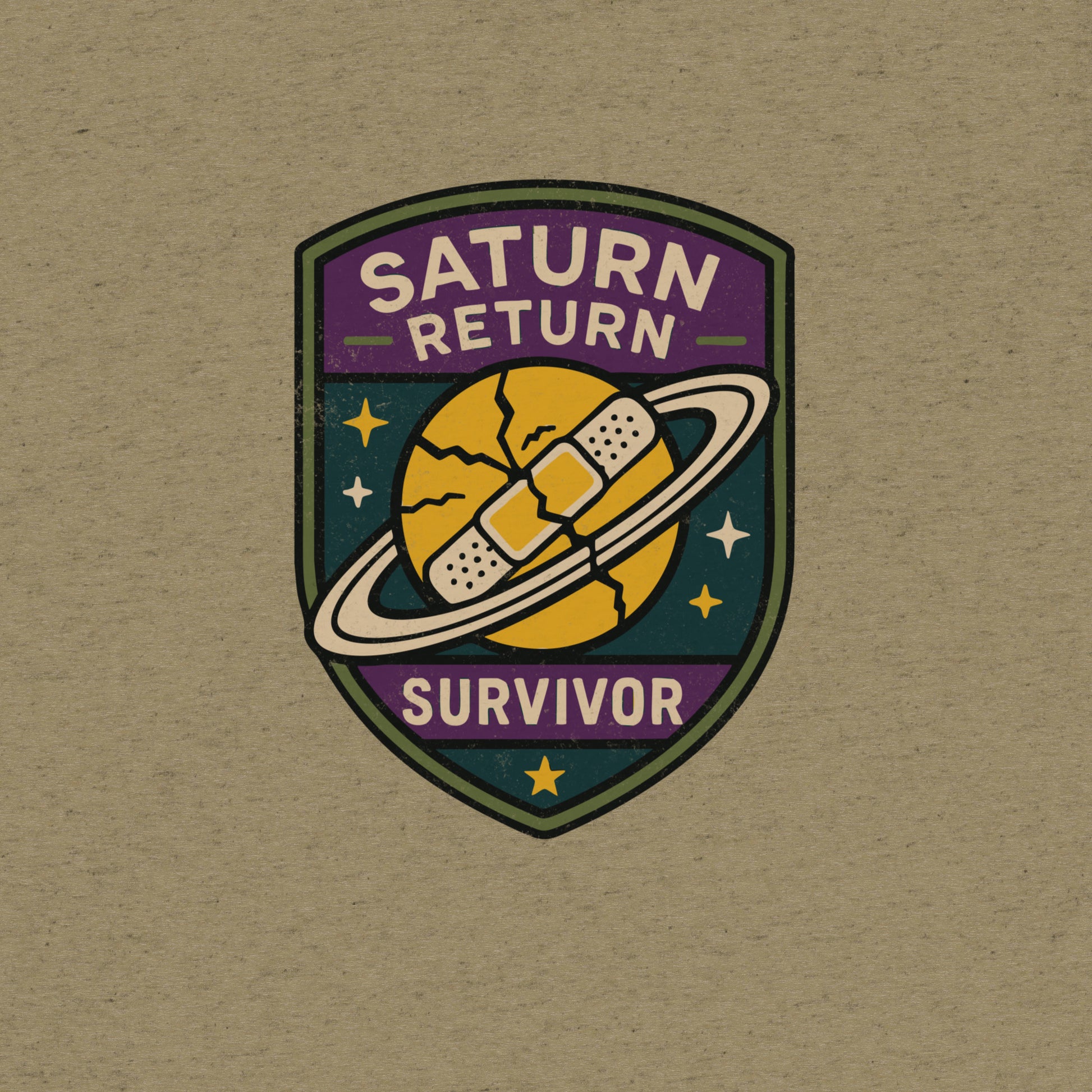 Saturn Return Survivor T-Shirt- funny tshirt by Niche Goods