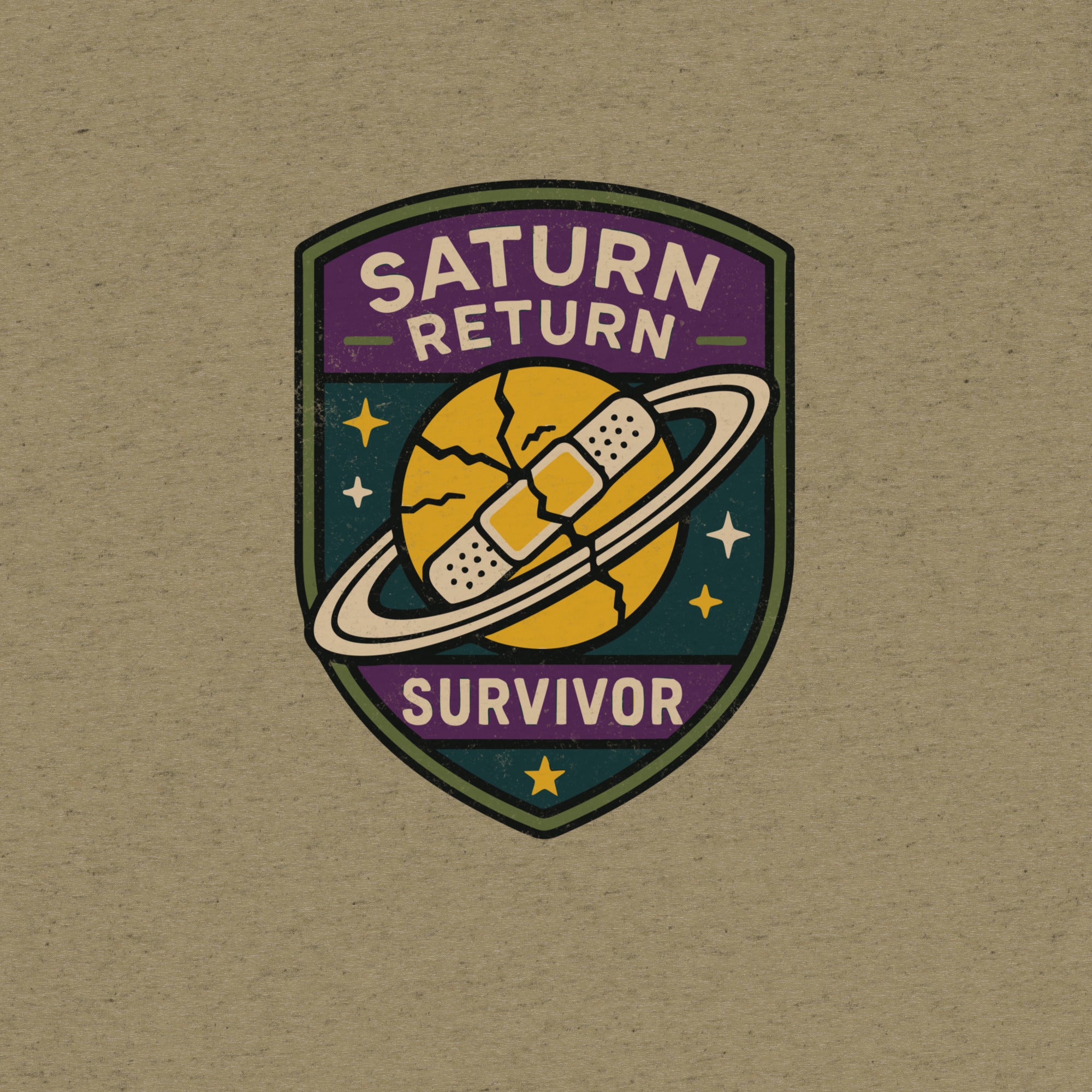 Saturn Return Survivor T-Shirt- funny tshirt by Niche Goods