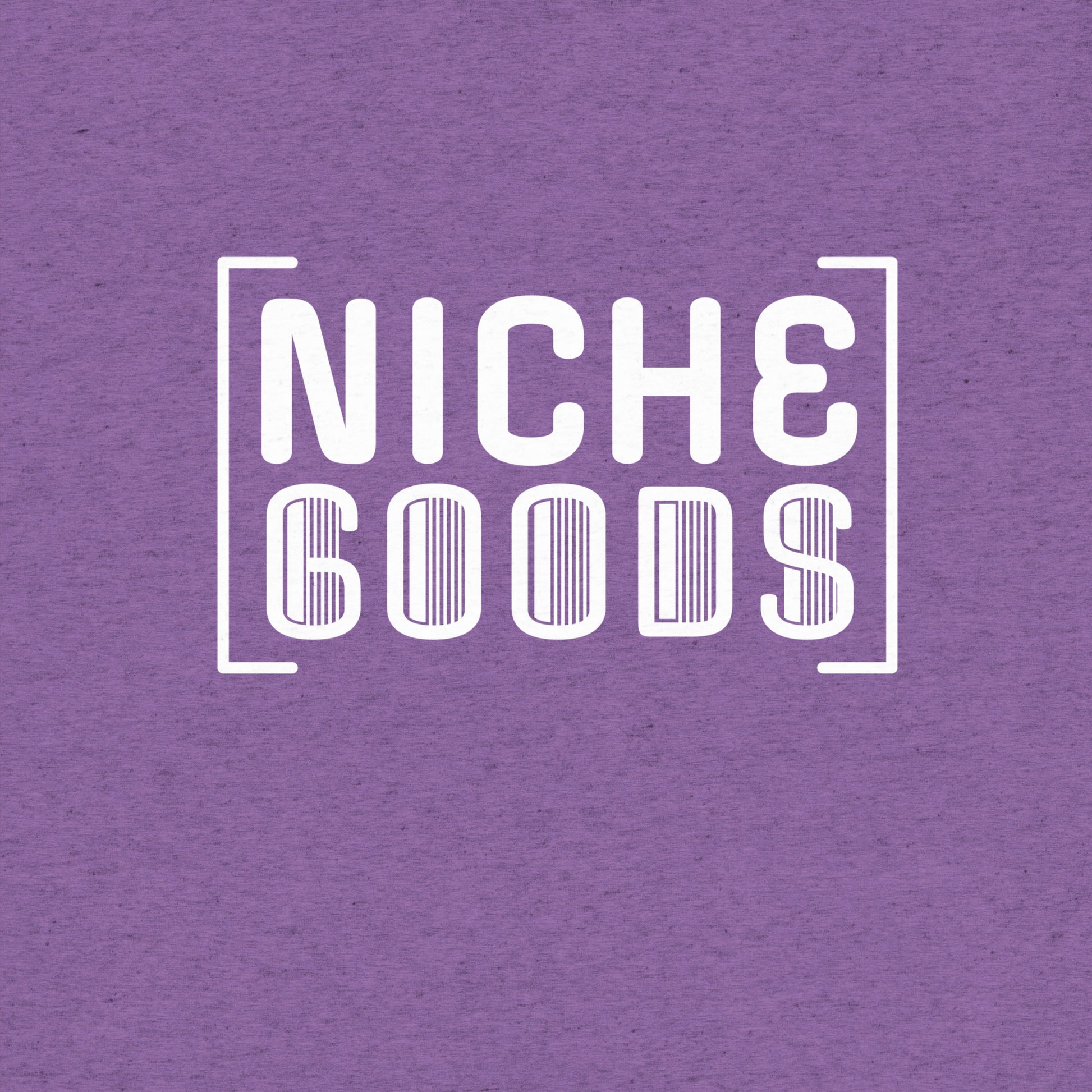 NICHE GOODS White Barcode Logo Shirt- funny tshirt by Niche Goods