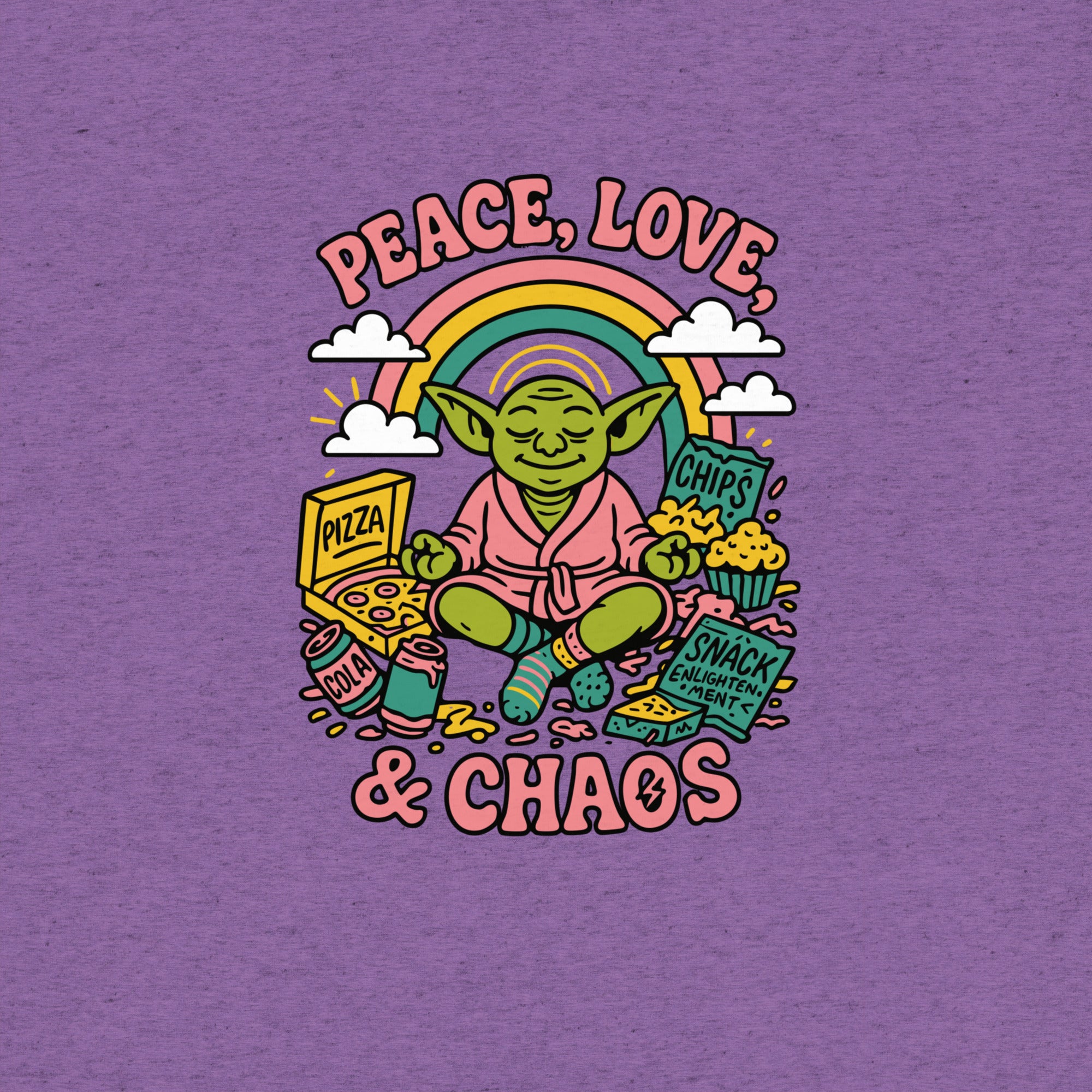 Peace, Love & Chaos Goblin T-Shirt- funny tshirt by Niche Goods
