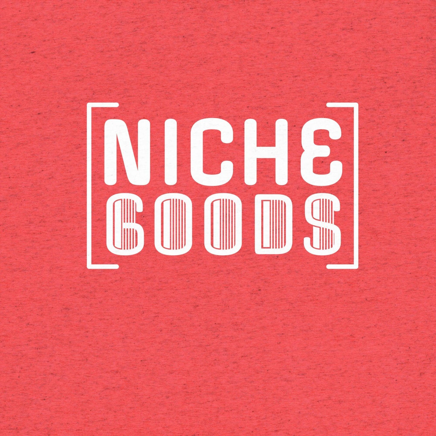 NICHE GOODS White Barcode Logo Shirt- funny tshirt by Niche Goods