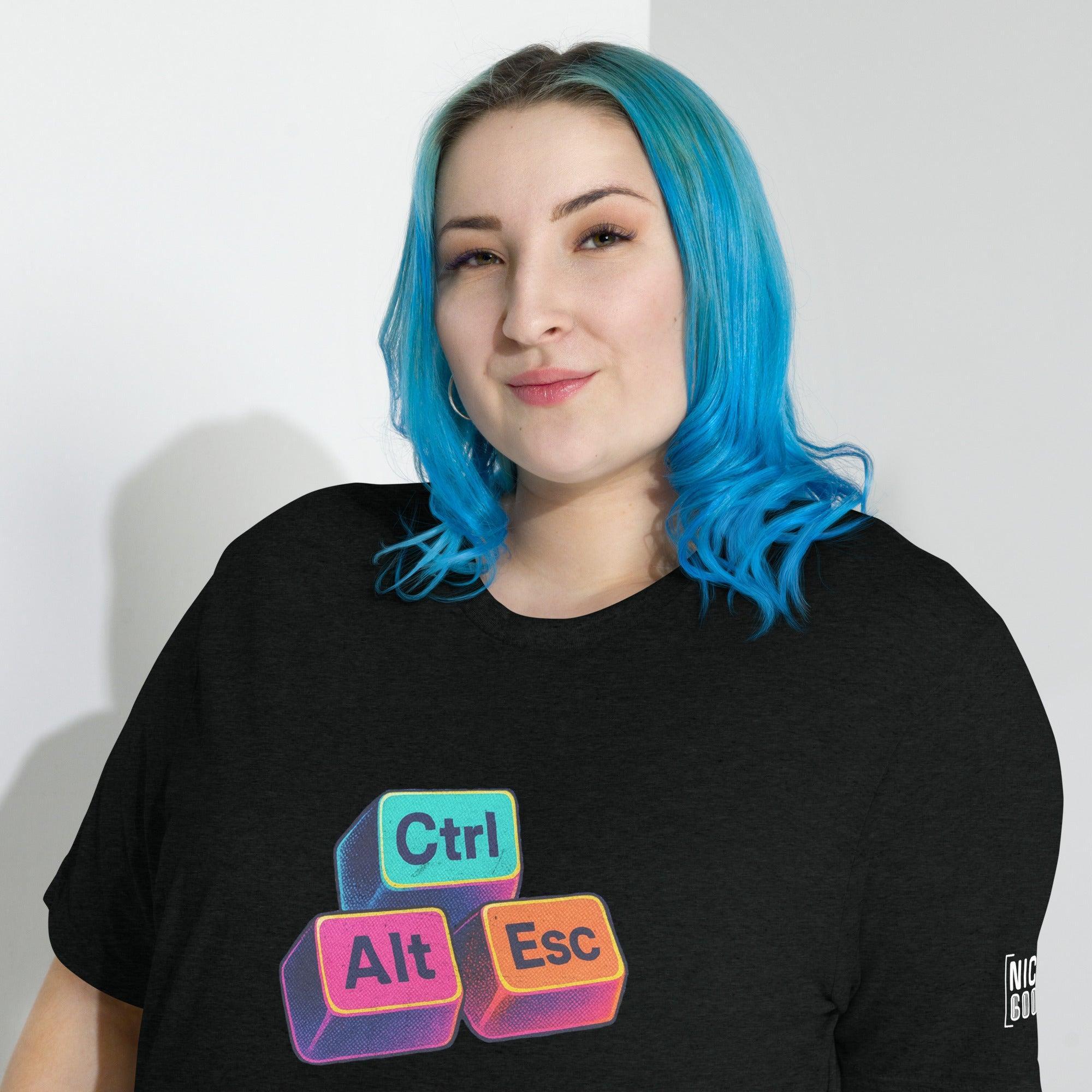 Ctrl + Alt + Del T-Shirt- funny tshirt by Niche Goods