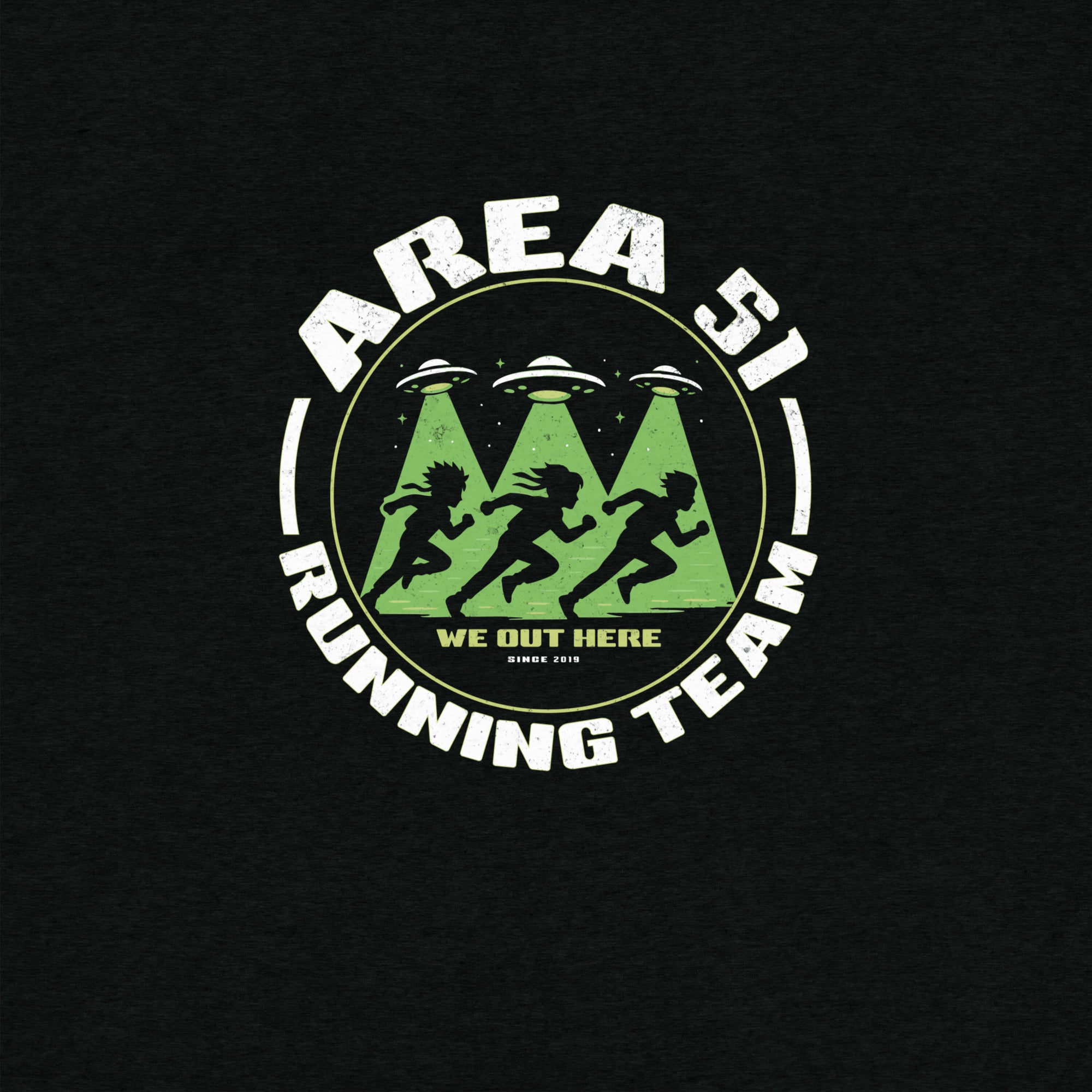 Area 51 Running Team T-Shirt- funny tshirt by Niche Goods