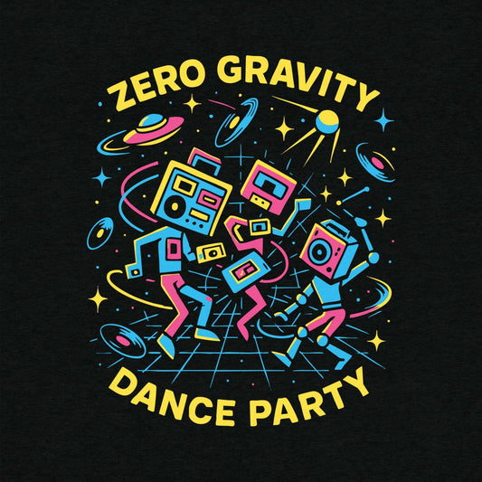 Zero Gravity Dance Party T-Shirt- funny tshirt by Niche Goods