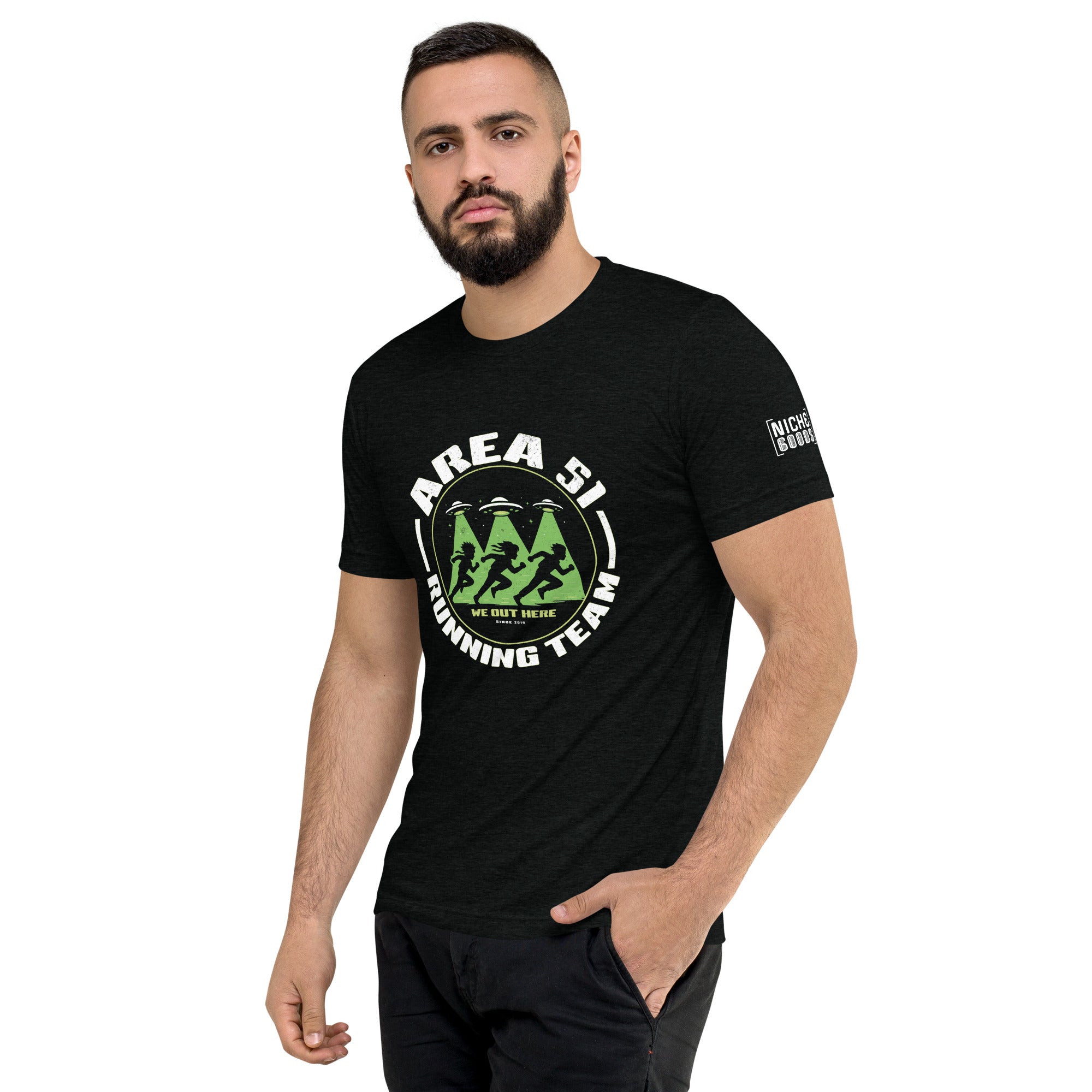 Area 51 Running Team T-Shirt- funny tshirt by Niche Goods