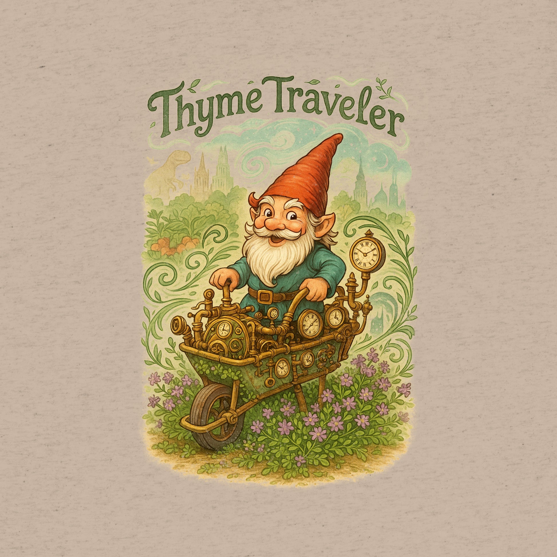 Thyme Traveler T-Shirt- funny tshirt by Niche Goods