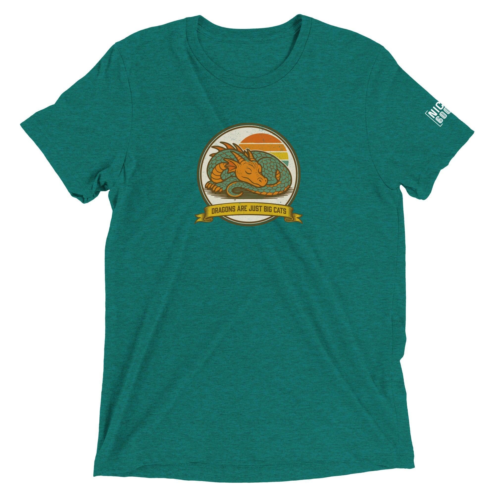 Dragons are Just Big Cats T-Shirt- funny tshirt by Niche Goods