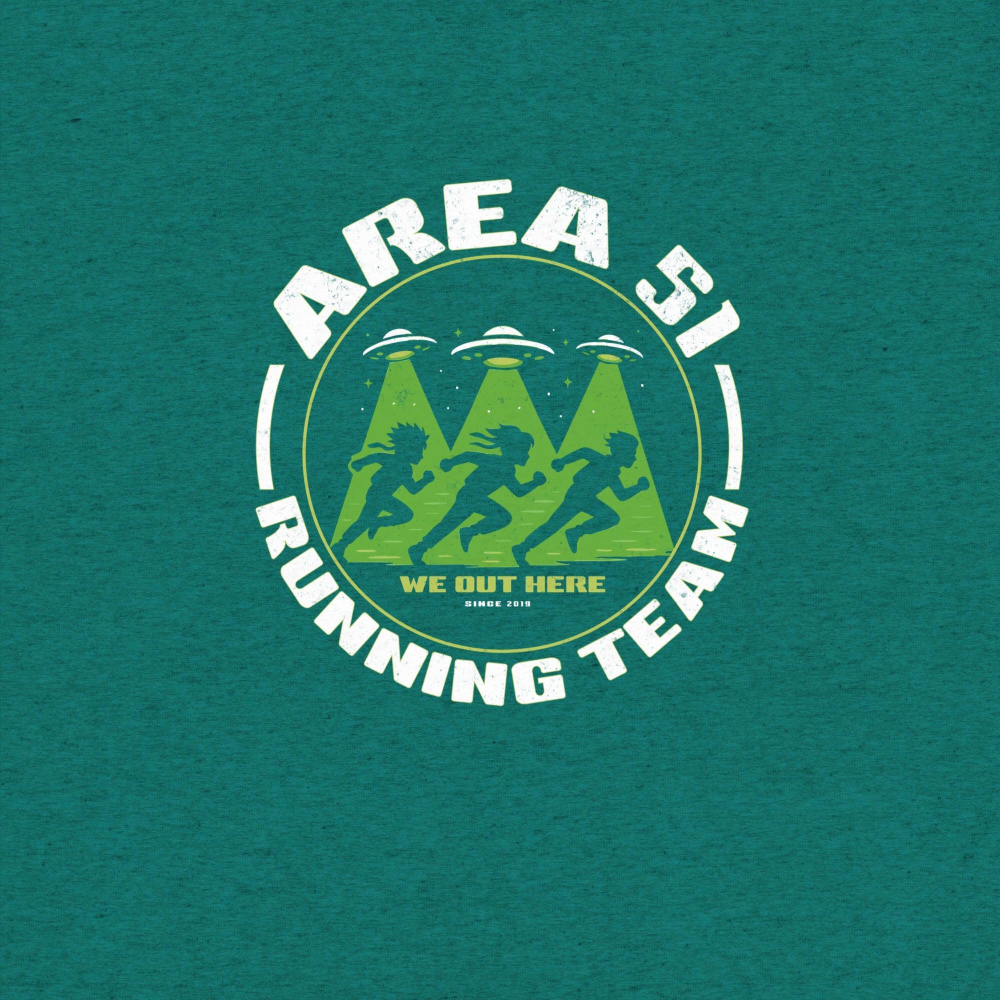 Area 51 Running Team T-Shirt- funny tshirt by Niche Goods