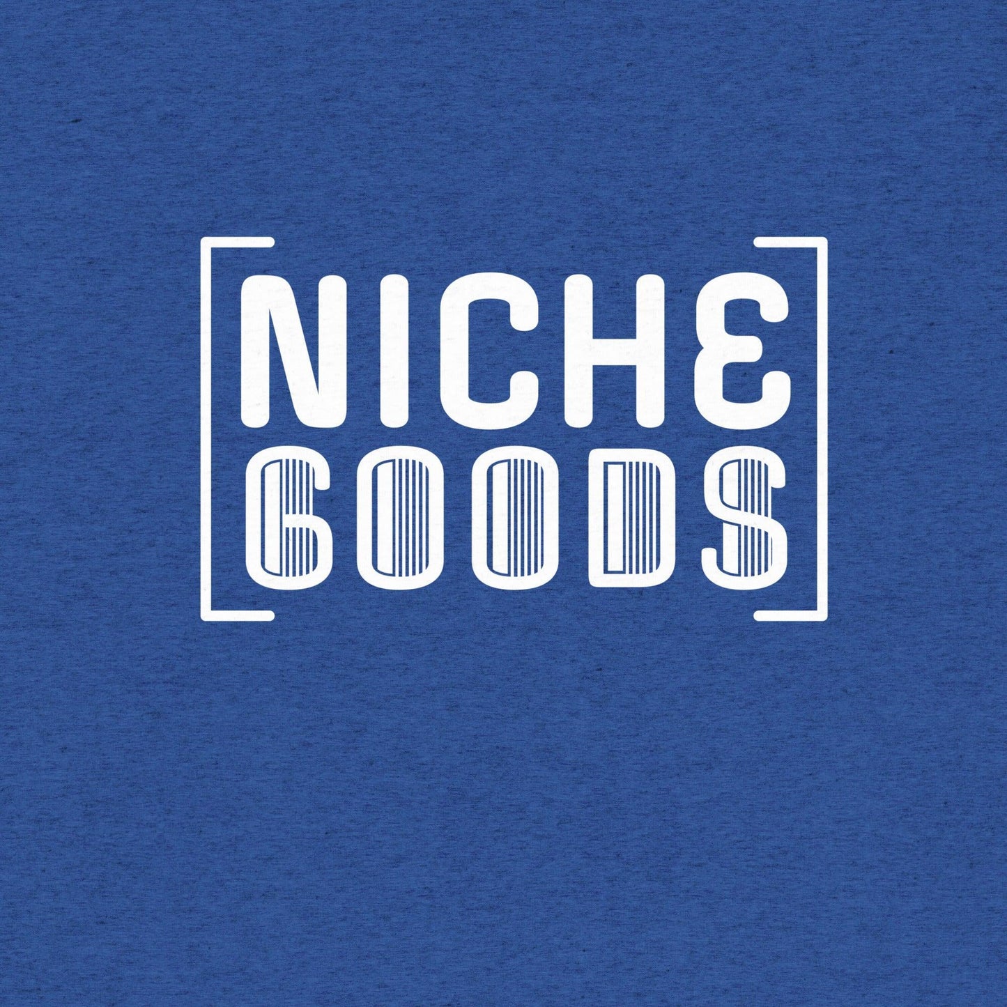 NICHE GOODS White Barcode Logo Shirt- funny tshirt by Niche Goods