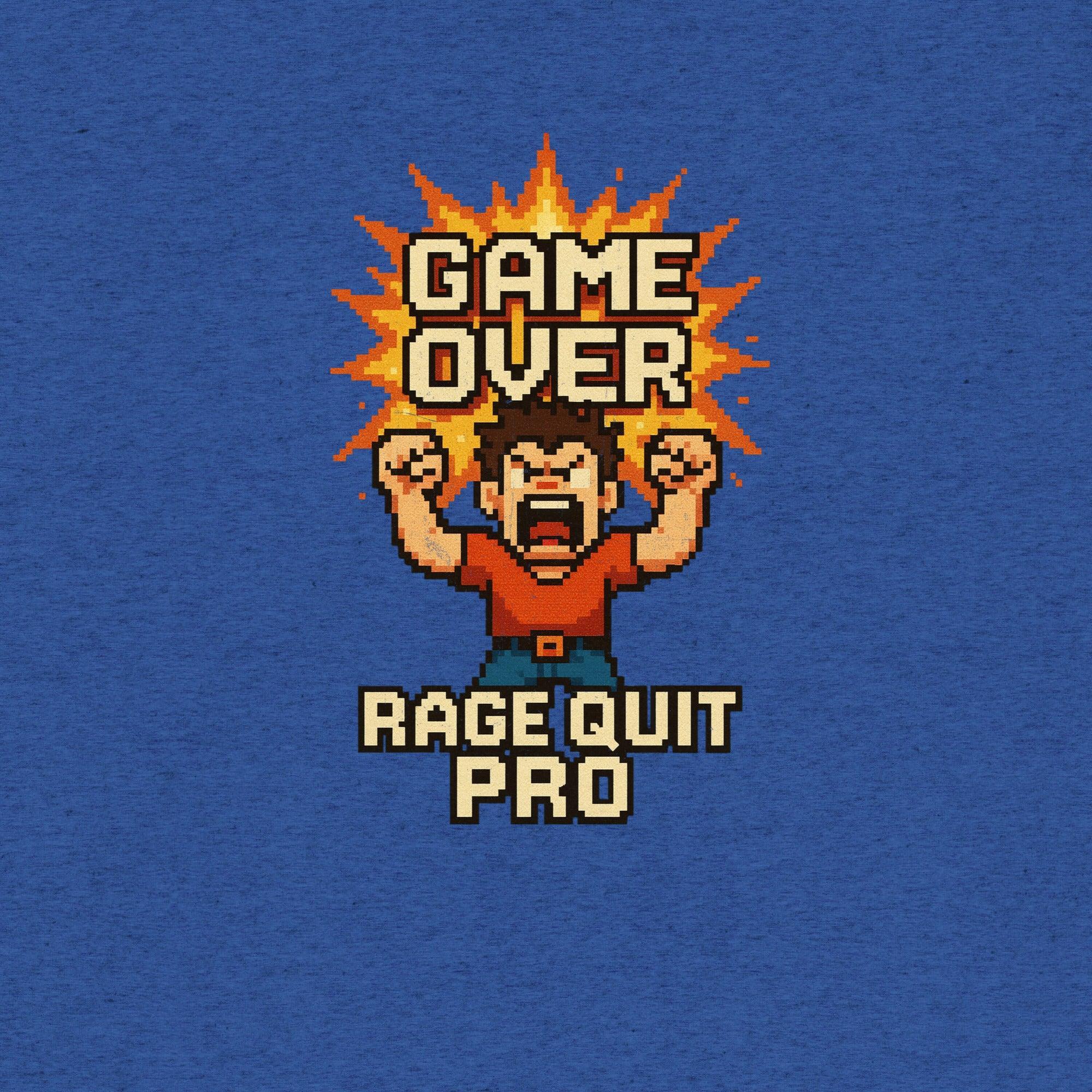 Rage Quit Pro Game Over T-Shirt- funny tshirt by Niche Goods