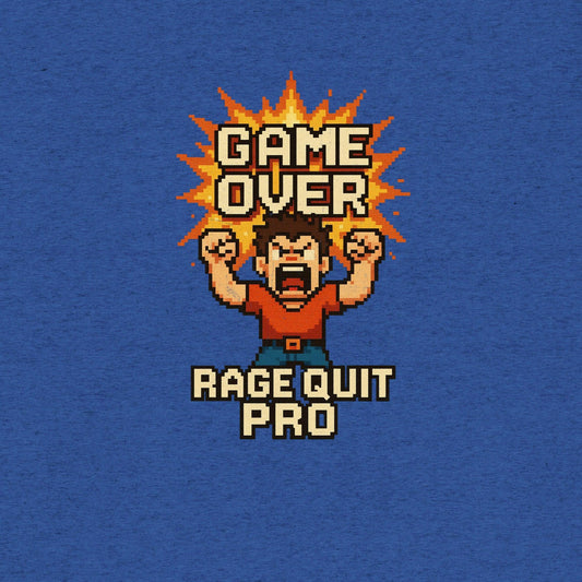 Rage Quit Pro Game Over T-Shirt- funny tshirt by Niche Goods