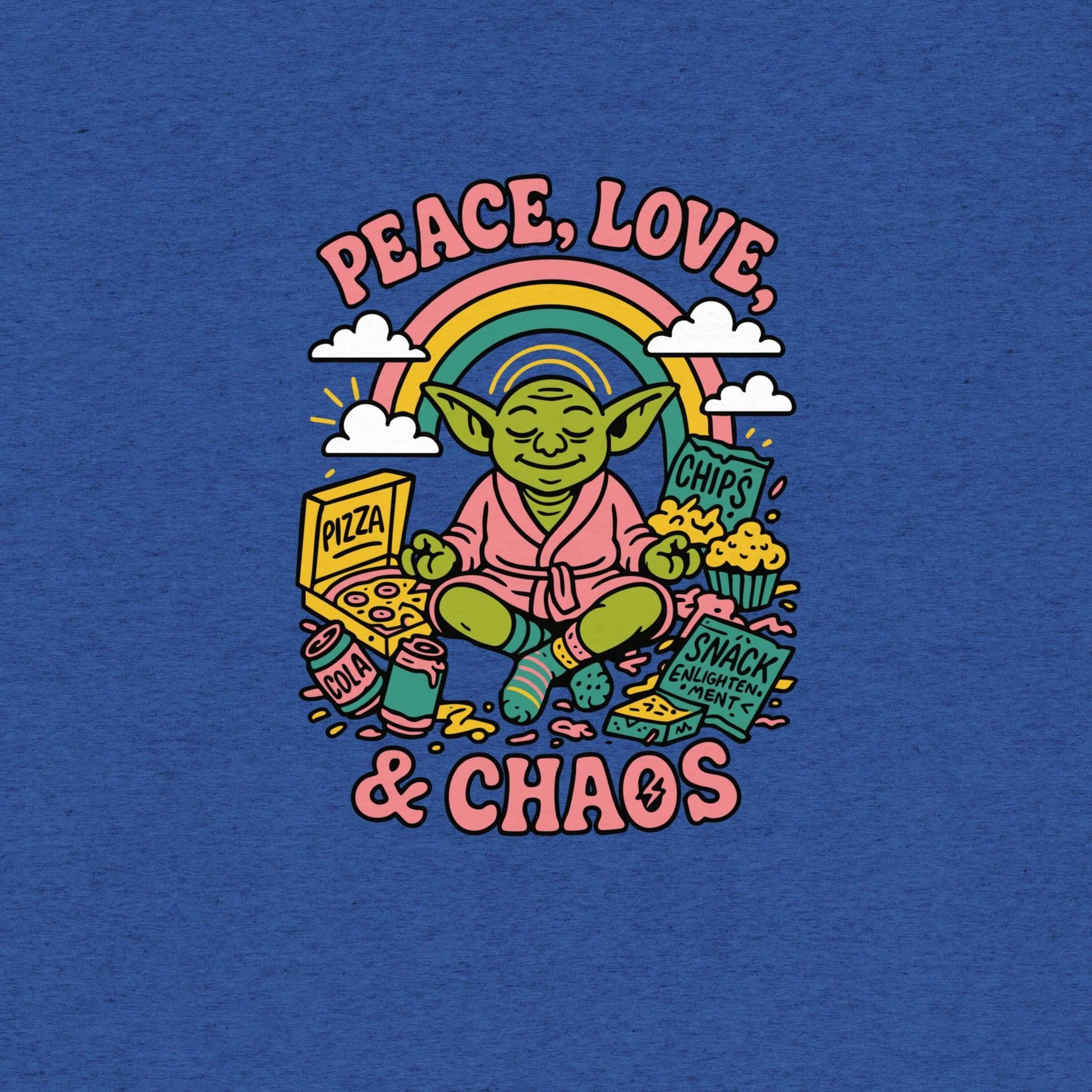 Peace, Love & Chaos Goblin T-Shirt- funny tshirt by Niche Goods