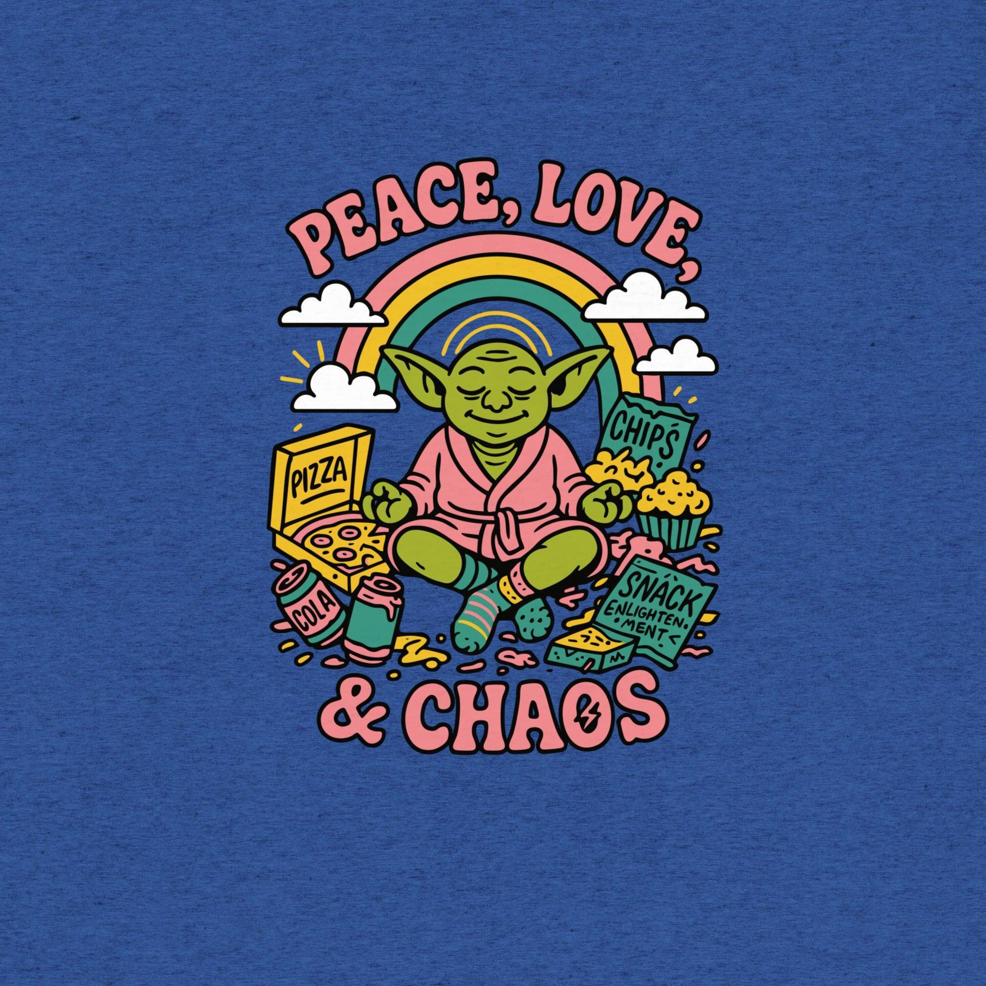Peace, Love & Chaos Goblin T-Shirt- funny tshirt by Niche Goods