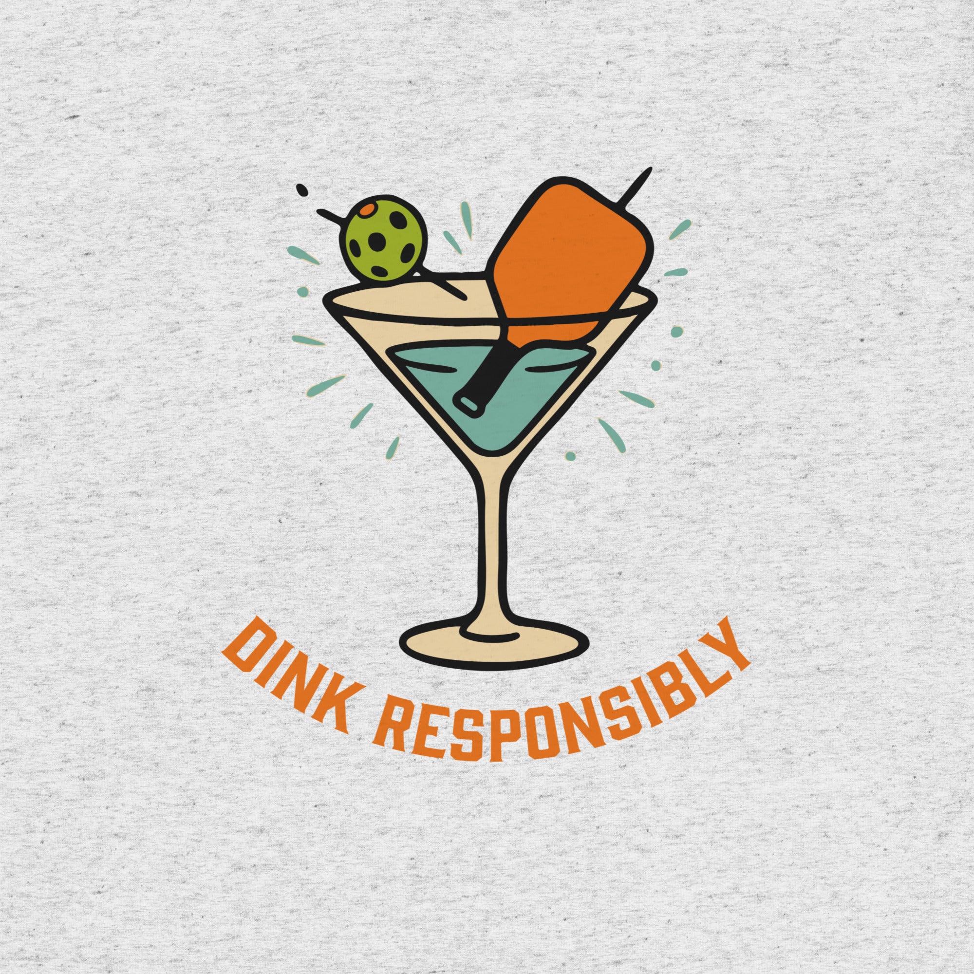 Dink Responsibly T-Shirt- funny tshirt by Niche Goods